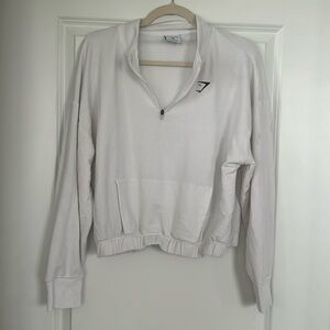 Gymshark - Pippa training pullover white, size XXL